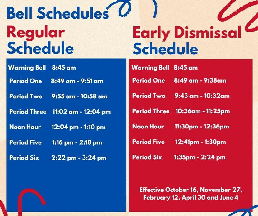 Bell Schedule